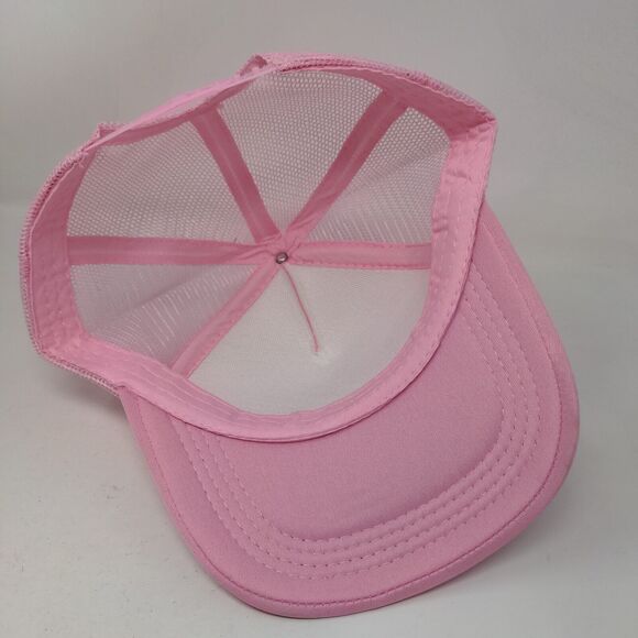 Florida Sunshine State Snapback Mesh Back Trucker Hat Pink One Size - Picture 6 of 6
